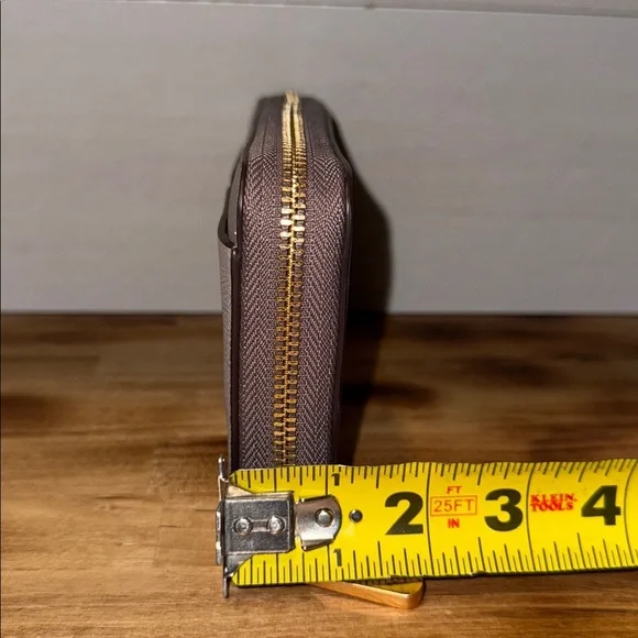 Kate Spade Taupe and Brown Zip Wallet - Picture 5 of 9